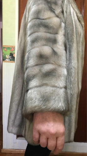 Tapado De Piel De Mujer Simil Talle 48 Muy Poco Uso Excelent