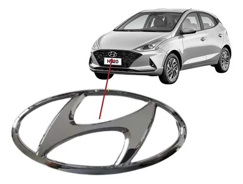 Emblema Hyundai Grade Dianteira Hb20 Original - 2022 Menor preço em Emblema Hyundai Grade Dianteira Hb20 Original - 2022
