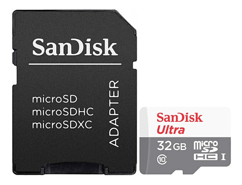 Imagem 1 de 3 de Cartao De Memoria Sandisk Ultra 32gb 100mbs Classe 10