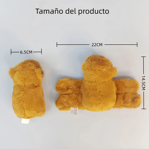 2pzs Lindo Muñeco Peluche Pulsera Capybara Slap, Figuras De