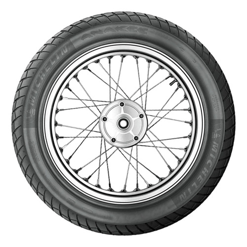 Kit Michelin 90/90-21 + 120/80-18 Anakee Street F + Válvula