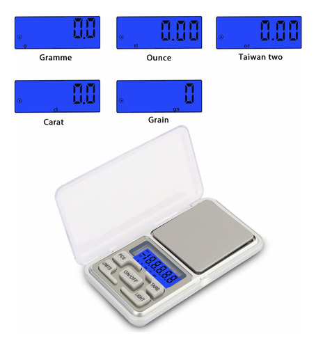 Dzh Báscula Digital Gramera De 0.01gr X 500 Gramos 0.01gr