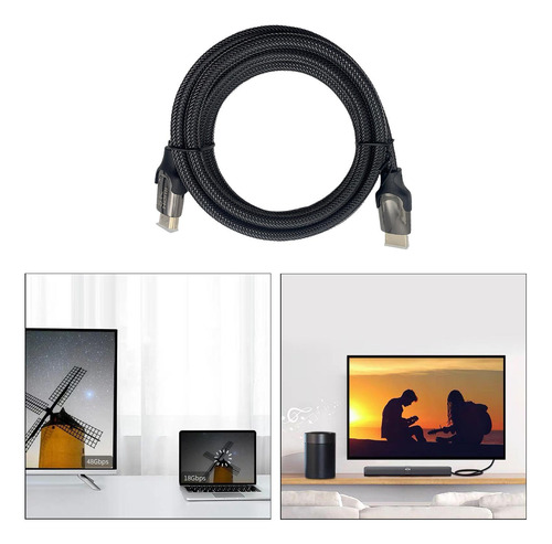 Alta-velocidade, Hd Hdmi 2.1 Cabo De Substituição, 1,5 M