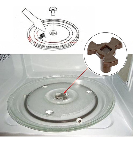Acoplador De Plato Giratorio Para Microondas, Horno Microond
