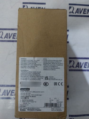 3se5112-0qv10 Siemens Nuevo 100 % Original Raven Automation