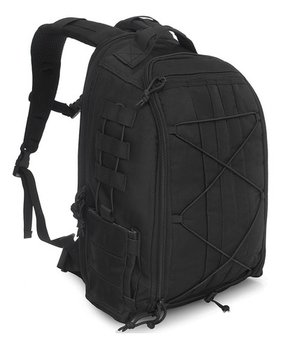 Mochila Wolf Attack Grayman Full Black - Ballistic Nylon Desenho Do Tecido Liso