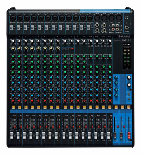 Mesa De Som Yamaha Mg20 Analógica 20 Canais