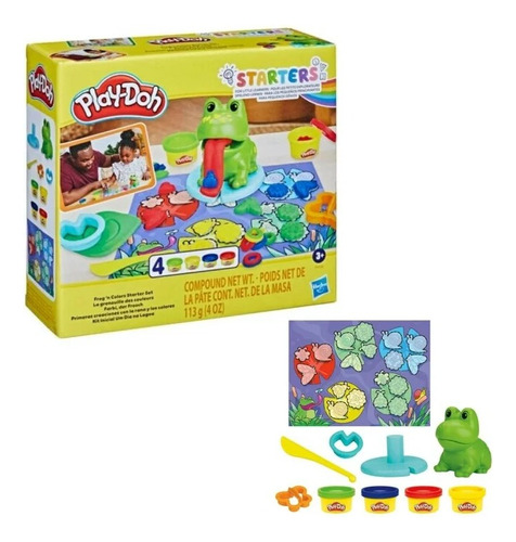 Set De Juegos Play Doh Primeras Creaciones Con La Rana