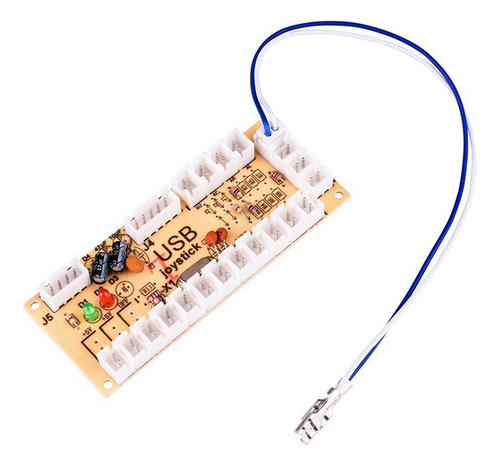2 Tarjetas De Circuito Tipo Joystick Diy Arcade, Usb, Mando