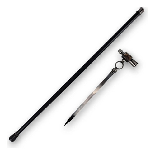 Bengala De Apoio Maçom Triângulo Gau Com Espada Metal 93 Cm Cor Preto