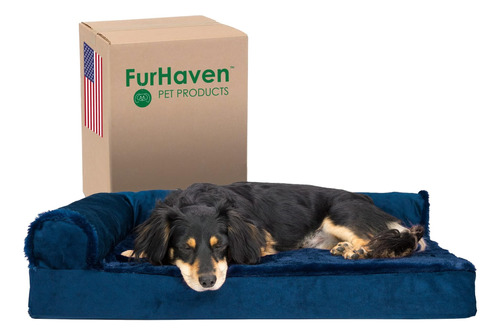 Cama Ortopédica Para Perros Furhaven Con Refuerzos Extraíble