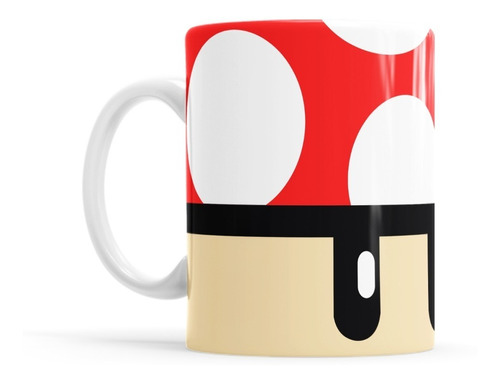 Taza De Ceramica  Toad Honguito Mario Bros