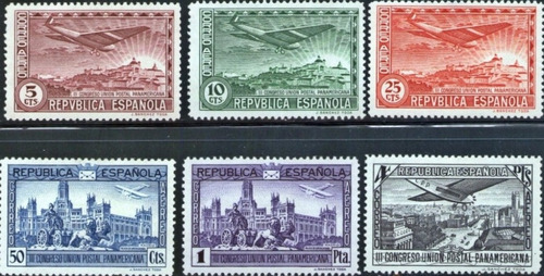 Timbres Aviones Y Unión Postal ( España)