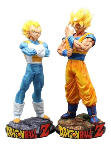 Set 2 Figuras Goku Ssj & Vegeta Ssj - Dragon Ball Z