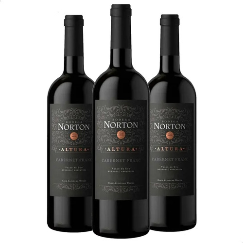 Vino Norton Altura Pinot Noir Tinto Pack X3 - 01mercado