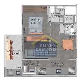 Imagem 14 de 17 de Apart 1 Dorm Suíte Prédio Frente Ao Mar, Jga94 - Vjga94