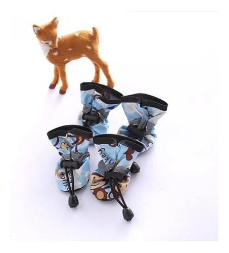 Botas Antideslizantes For Mascotas Suela Suave Impermeable