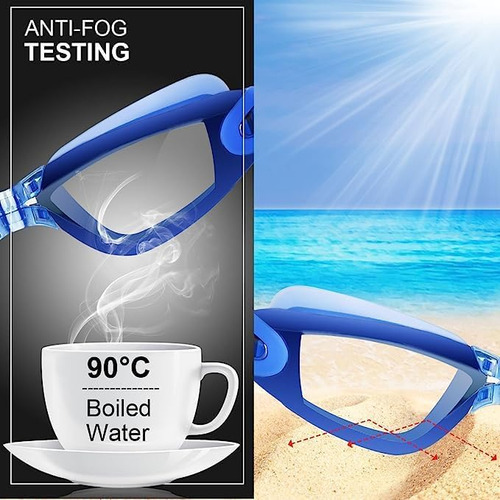 Gafas De Natación Con Protección Uv - Set De Gafas De Nataci