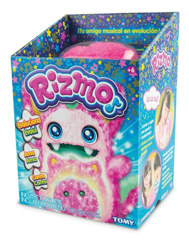 Brinquedo Pelucia Eletronica Amigo Rizmo Berry Tomy Estrela