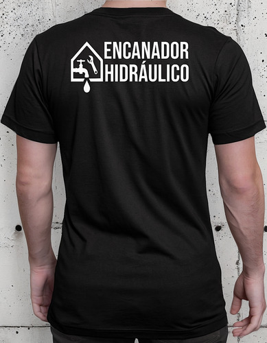 Camiseta Camisa Encanador Uniforme Trabalho Serviços Obras