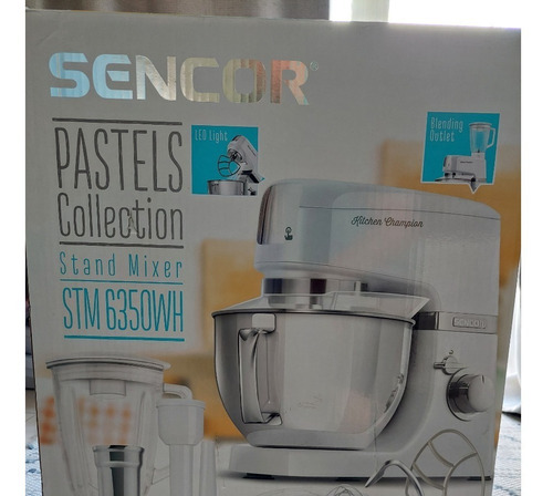 Imagen 3 de 3 de Sencor Batidora De Pie Para Pasteleria Stm 6350wh