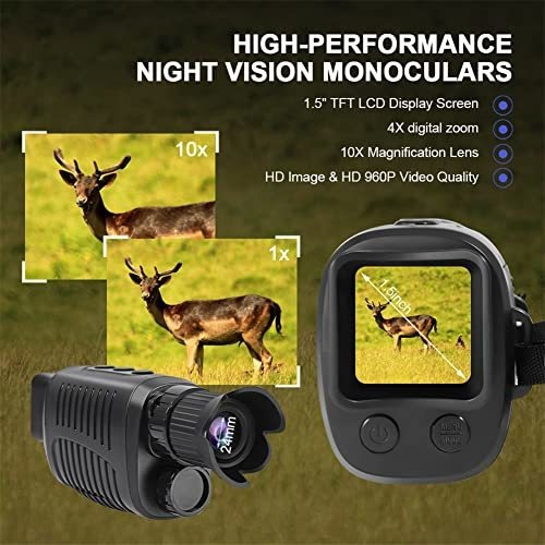 Monocular De Visión Nocturna, Gafas Digitales De Visión Noct