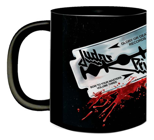 Taza de porcelana de regalo para fans de la banda de rock de Judas Priest