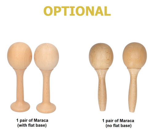 Par De Maracas De Madera Para: Baldosas Para Instrumentos De