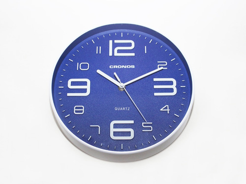 Imagen 8 de 9 de Reloj Pared Cronos Centenario 25cm Quartz Silencioso Moderno