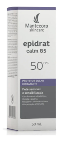 Protetor Solar Hidratante Epidrat Calm Fps 50 Bisnaga 50ml