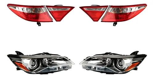Juego De Luces Intermitentes Para Toyota Camry 2015-2017 - Lado Conductor Y Pasajero, Con Bombillas