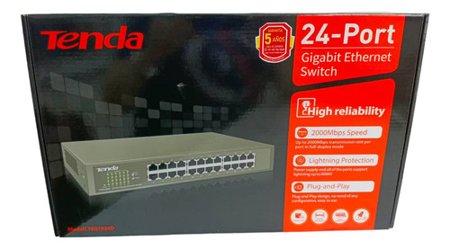 Switch Gigabit 24 Puertos 10/100/1000tenda