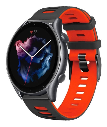 Correa Deportiva Doble Color Compatible Amazfit Gtr 3 3 Pro