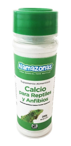 Calcio Para Anfibios Y Reptiles 200g Alamazonas + Envío