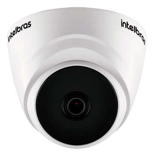 4 Câmeras Intelbras Vhd 1120d Ir 20m Dvr Tudo Forte 4 Canais Branco