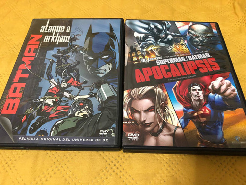 Dc Batman Ataque A Arkham Y Superman/batman Apocalipsis