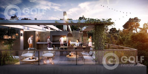 Vendo Apartamento De 1 Dormitorio Con Terraza, Garaje Opcional, Barbacoas, Punta Gorda