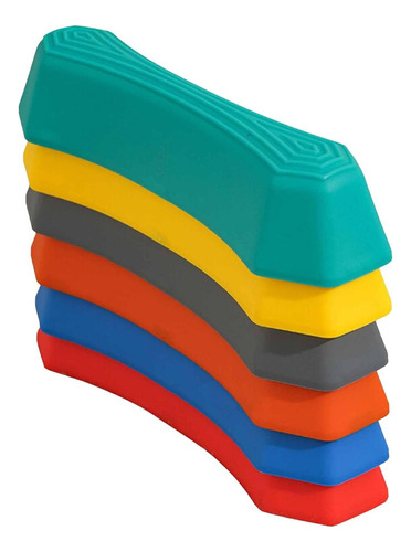 . Escaleras, Piedras De Equilibrio Con Forma De Arcoíris, 6