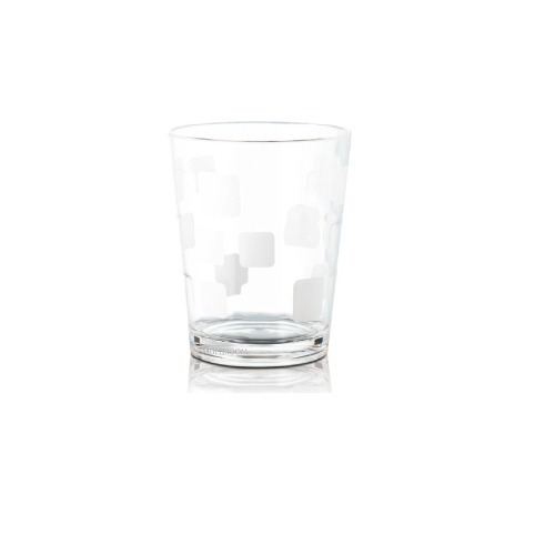 Imagen 3 de 3 de Vaso Acrilico Corto Juego De 3 Resistente Diseño Saba Hogar