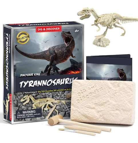 Juego Excavación Fósiles Dinosaurio Regalo Ideal En Navidad.