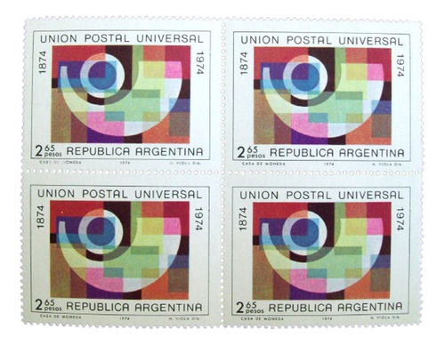 Argentina, Bloque Gj 1666 Unión Postal Universal Mint L5046