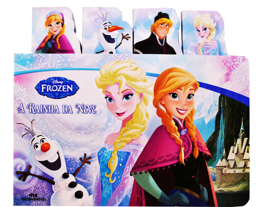 A Rainha da Neve: Disney Frozen 5 em 1, de Disney. Série Disney Gift Editora Melhoramentos Ltda., capa mole em português, 2015