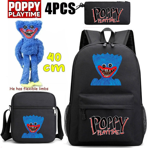 Mochila Huggy 3 En 1 Mochilas Escolares Wuggy Poppy Playtime