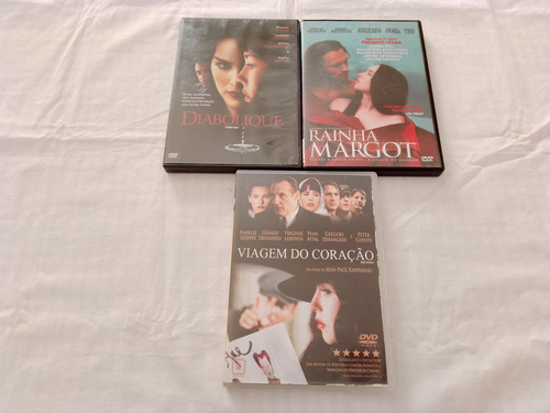 3 Dvds Isabelle Adjani Rainha Margot + Diabolique + 1