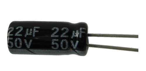Condensador Electrolítico 22 Uf X 50v Pack 5 Unidades