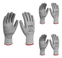 Comprar Guantes De Trabajo Anti Cortes Abrasiones Xl Caucho Pack X 3