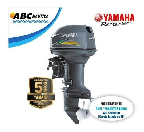 Motor De Popa Yamaha 40hp Leia Anúncio