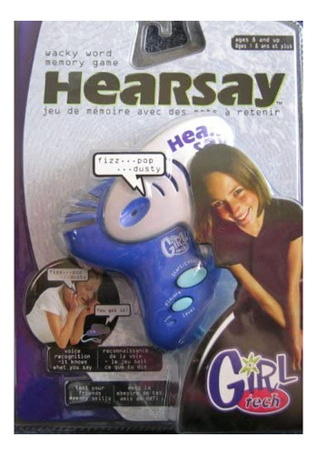 Girl Tech Hearsay Wacky Word Game Electronic Hand Held Jueg.