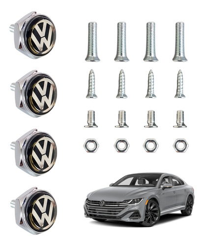 Tornillos Placa Volkswagen Kit De Lujo 4 Unidades