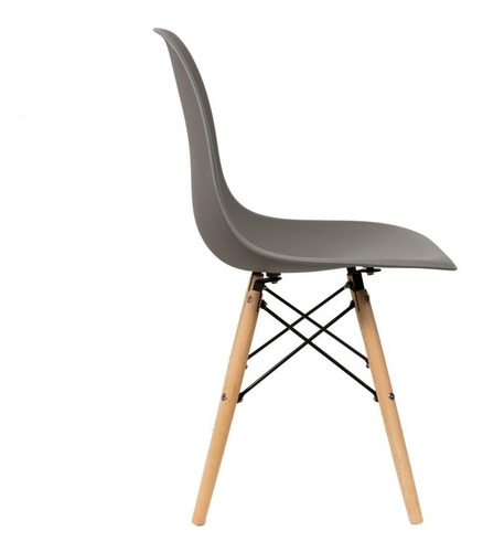 Silla Eames Patas Madera Dsw Colores Comedor X4